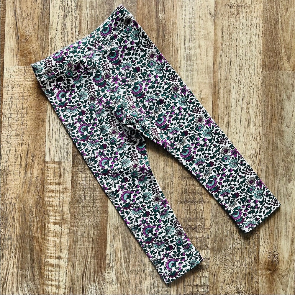 NWOT Crewcuts Floral Leggings